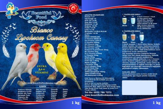 KANARYA BİNANCO Beautiful Food  Mama 1 Kg - Görsel 3